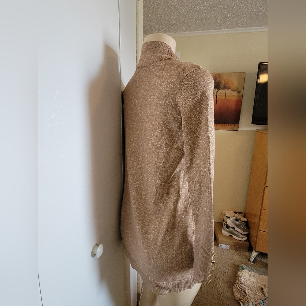JM colección, gold cardigan, size PP, small, NWT - Picture 3 of 6